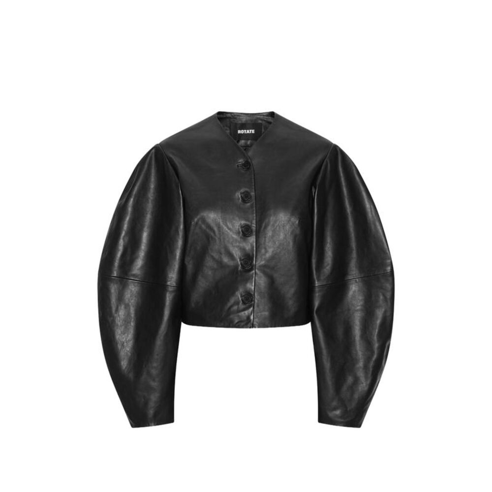 Rotate Black Jackets - Leather Jackets Women